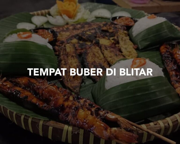Tempat Buber di Blitar