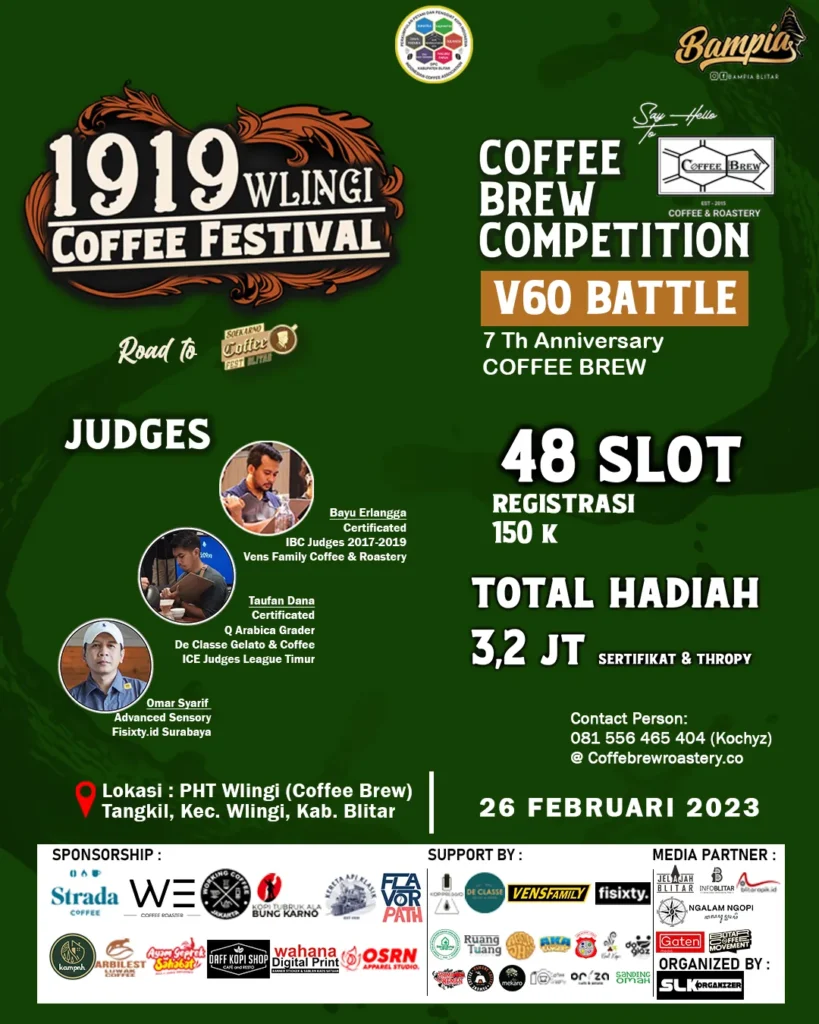 Coffee Brew Competition 1919 Wlingi Coffee Festival